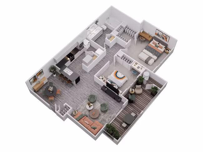 Unit 2039 3039 floor plan